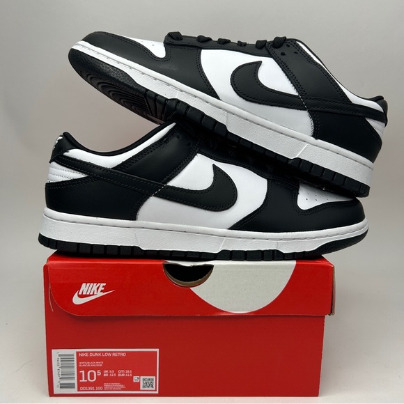 Nike Shoes - Nike Dunk Low Retro “Panda/Black White” 2023